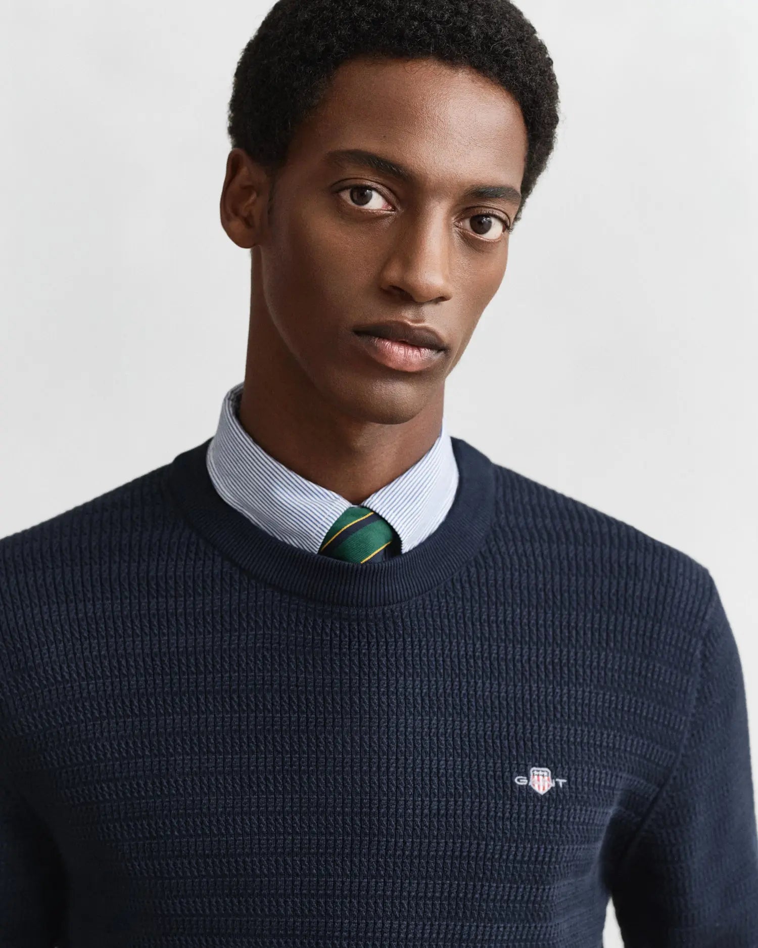 Πουλόβερ Mini Cable  Με Στρογγυλή Λαιμόκοψη GANT