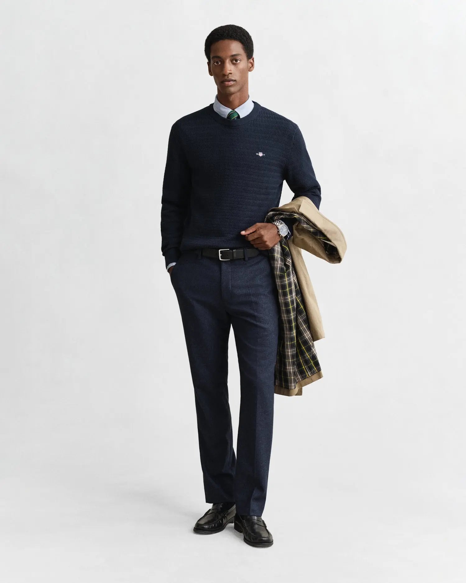 Πουλόβερ Mini Cable  Με Στρογγυλή Λαιμόκοψη GANT