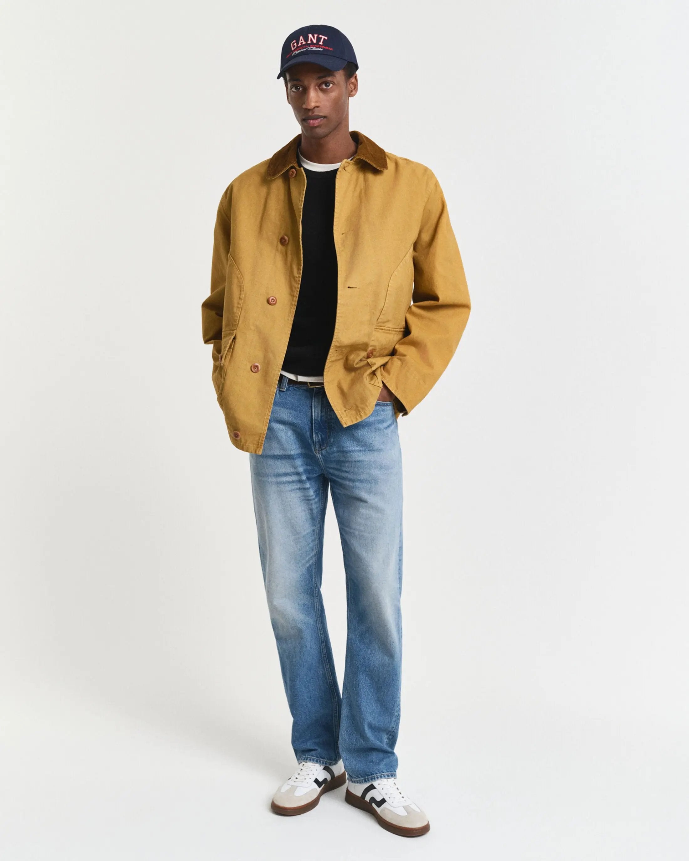 Πουλόβερ Superfine Μάλλινο Με Λαιμόκοψη GANT