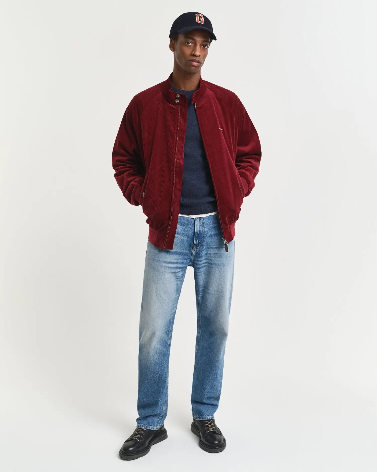 Πουλόβερ Superfine Μάλλινο Με Λαιμόκοψη GANT