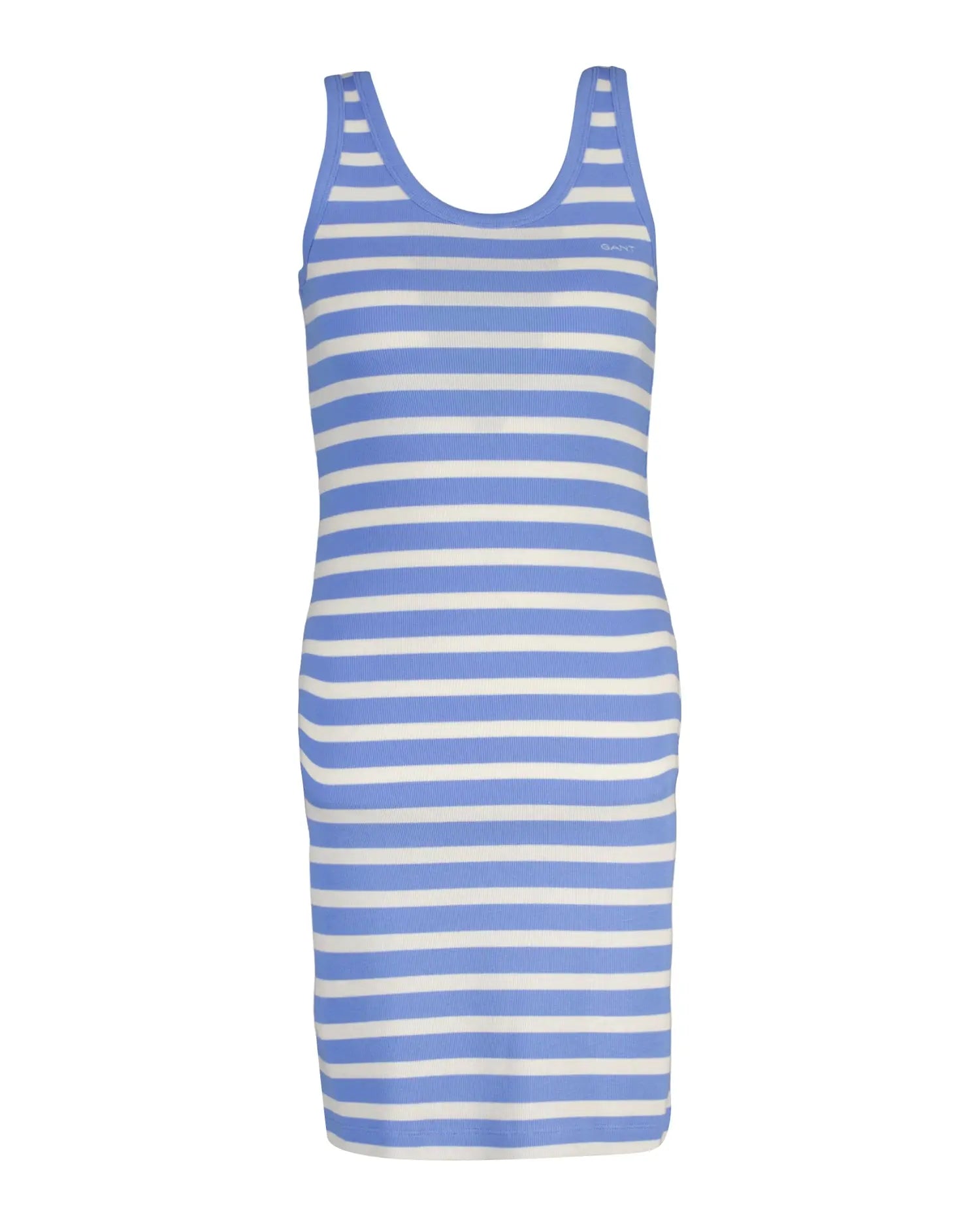 Ριγέ Αμάνικο Φόρεμα