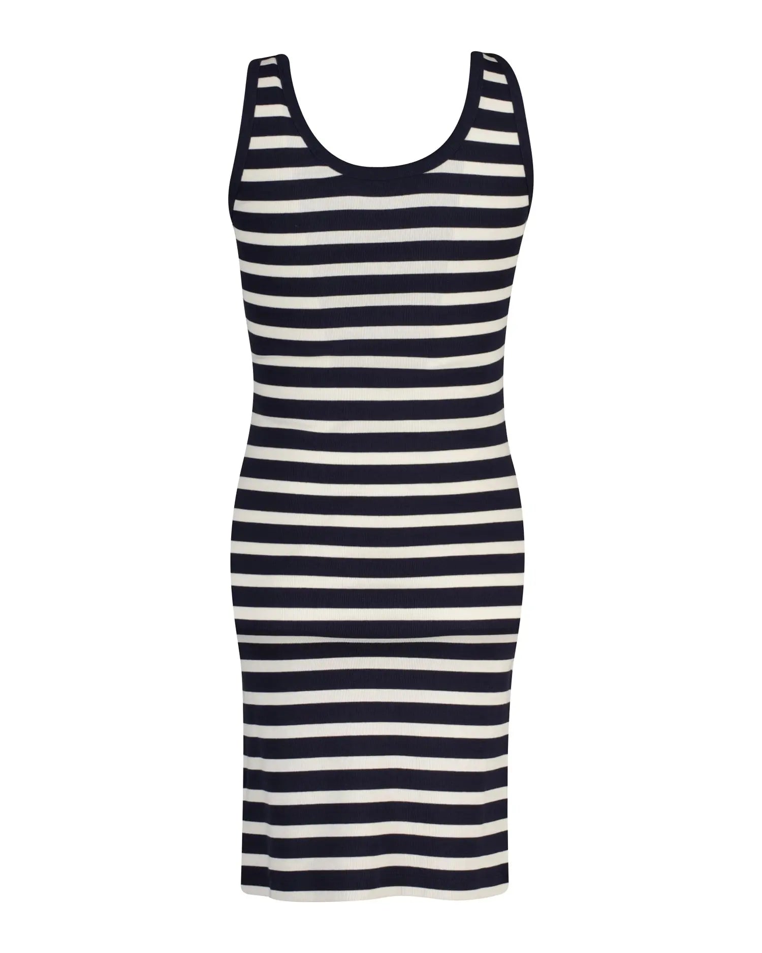 Ριγέ Αμάνικο Φόρεμα