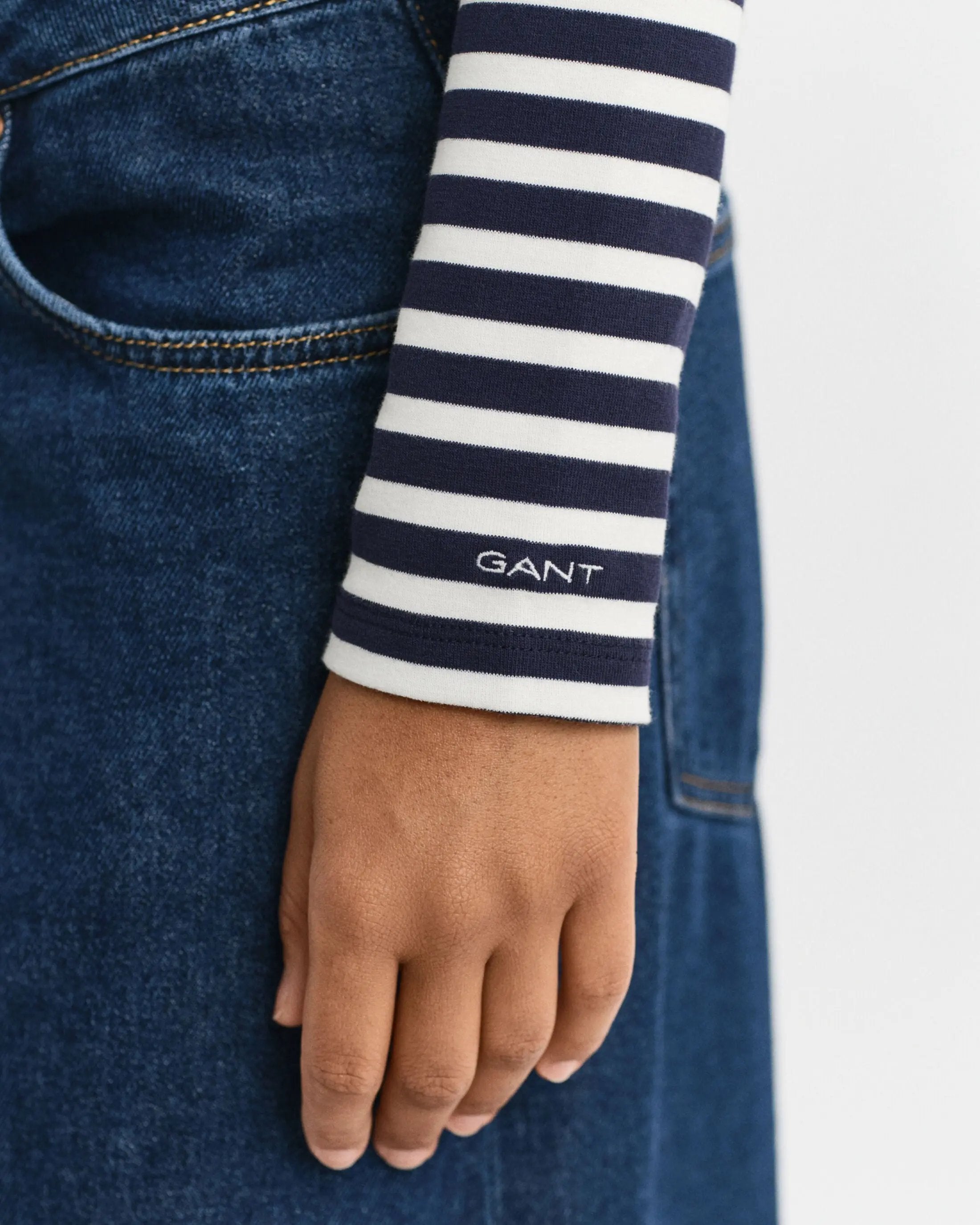 Ριπ Ριγέ Μακρυμάνικη Μπλούζα GANT