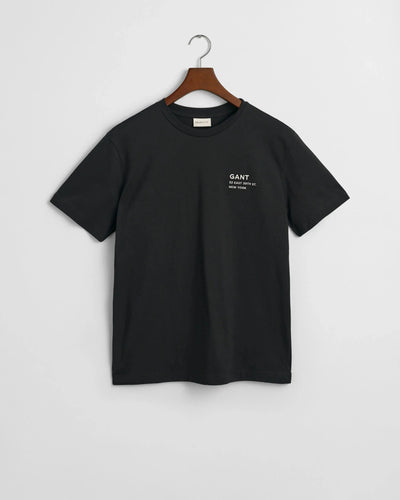 T-Shirt Από Βαμβάκι με Κεντημένο Σχέδιο GANT