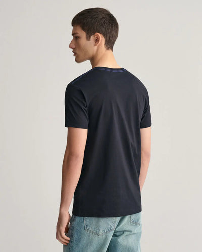 T-Shirt Contrast Λογότυπο GANT