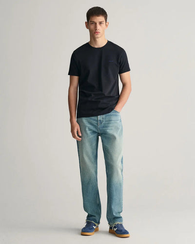 T-Shirt Contrast Λογότυπο GANT