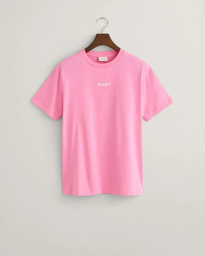 T-Shirt Contrast Mε Λογότυπο GANT (Outlet) GANT
