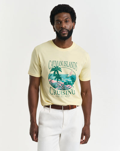 T-Shirt GANT USA Με Graphic Ιστιοπλοΐας GANT