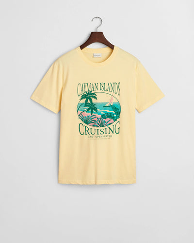 T-Shirt GANT USA Με Graphic Ιστιοπλοΐας GANT