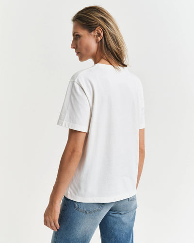 T-Shirt Κεντημένο Με Άγκυρα GANT