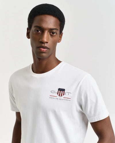 T-Shirt Με Κέντημα Archive Shield GANT