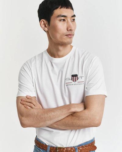 T-Shirt Με Κέντημα Archive Shield GANT