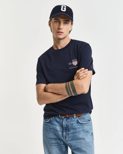 T-Shirt Με Κέντημα Archive Shield GANT
