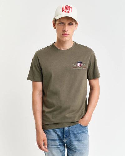 T-Shirt Με Κέντημα Archive Shield GANT