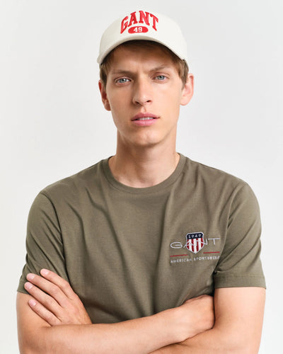 T-Shirt Με Κέντημα Archive Shield GANT