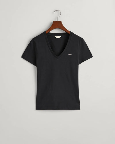 T-Shirt Shield Με Λαιμόκοψη V GANT
