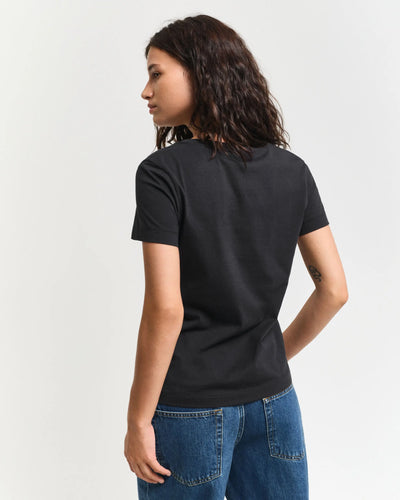 T-Shirt Shield Με Λαιμόκοψη V GANT