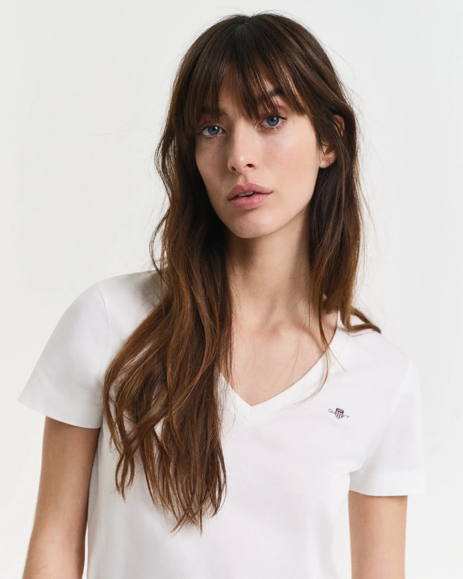 T-Shirt Shield Με Λαιμόκοψη V GANT