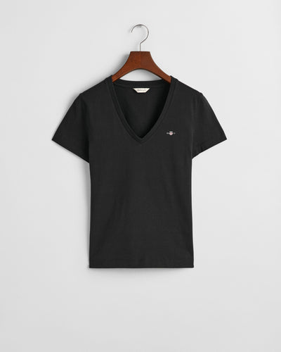 T-Shirt Shield Με Λαιμόκοψη V GANT