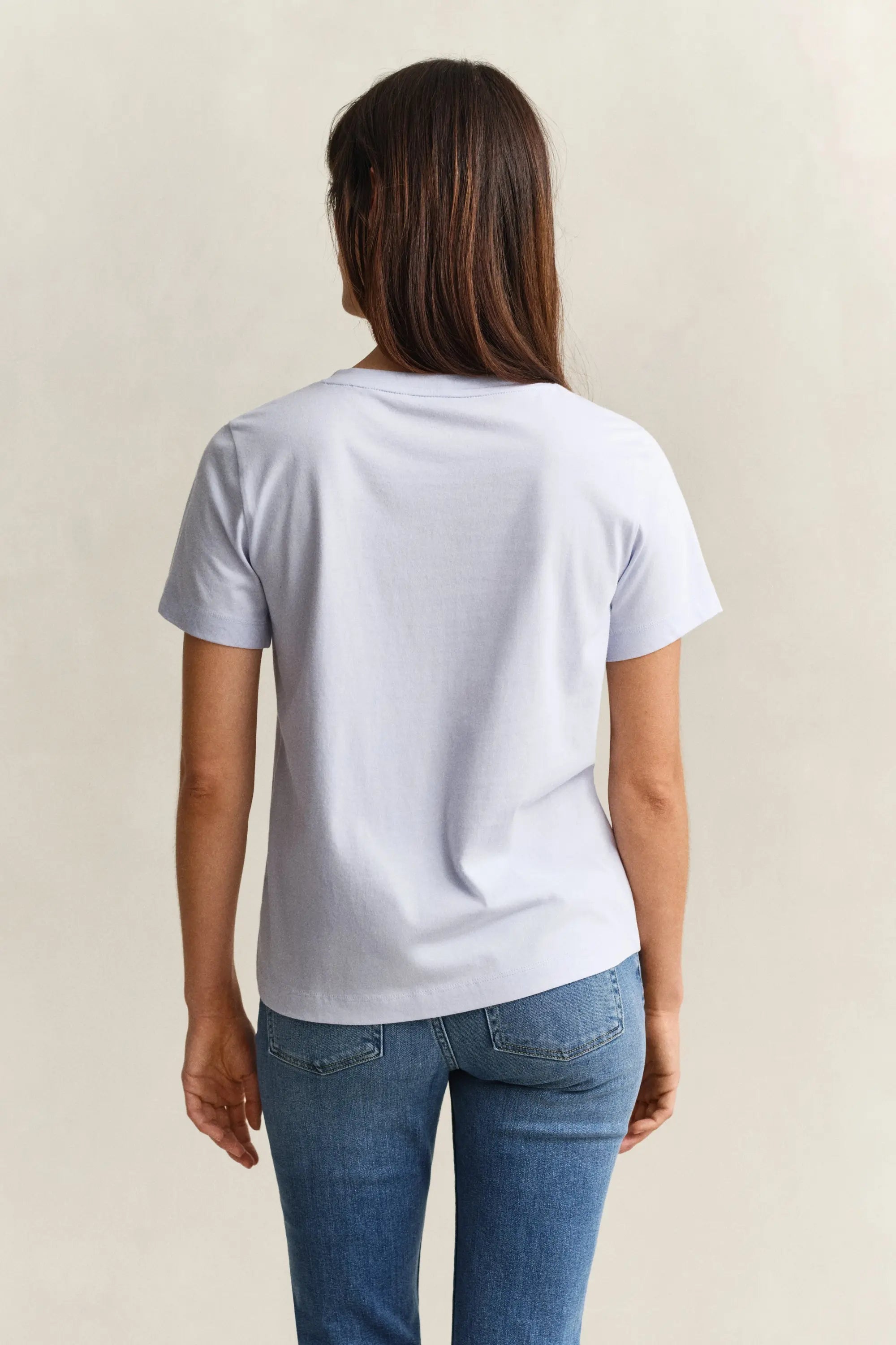 T-Shirt Shield Με Λαιμόκοψη V GANT