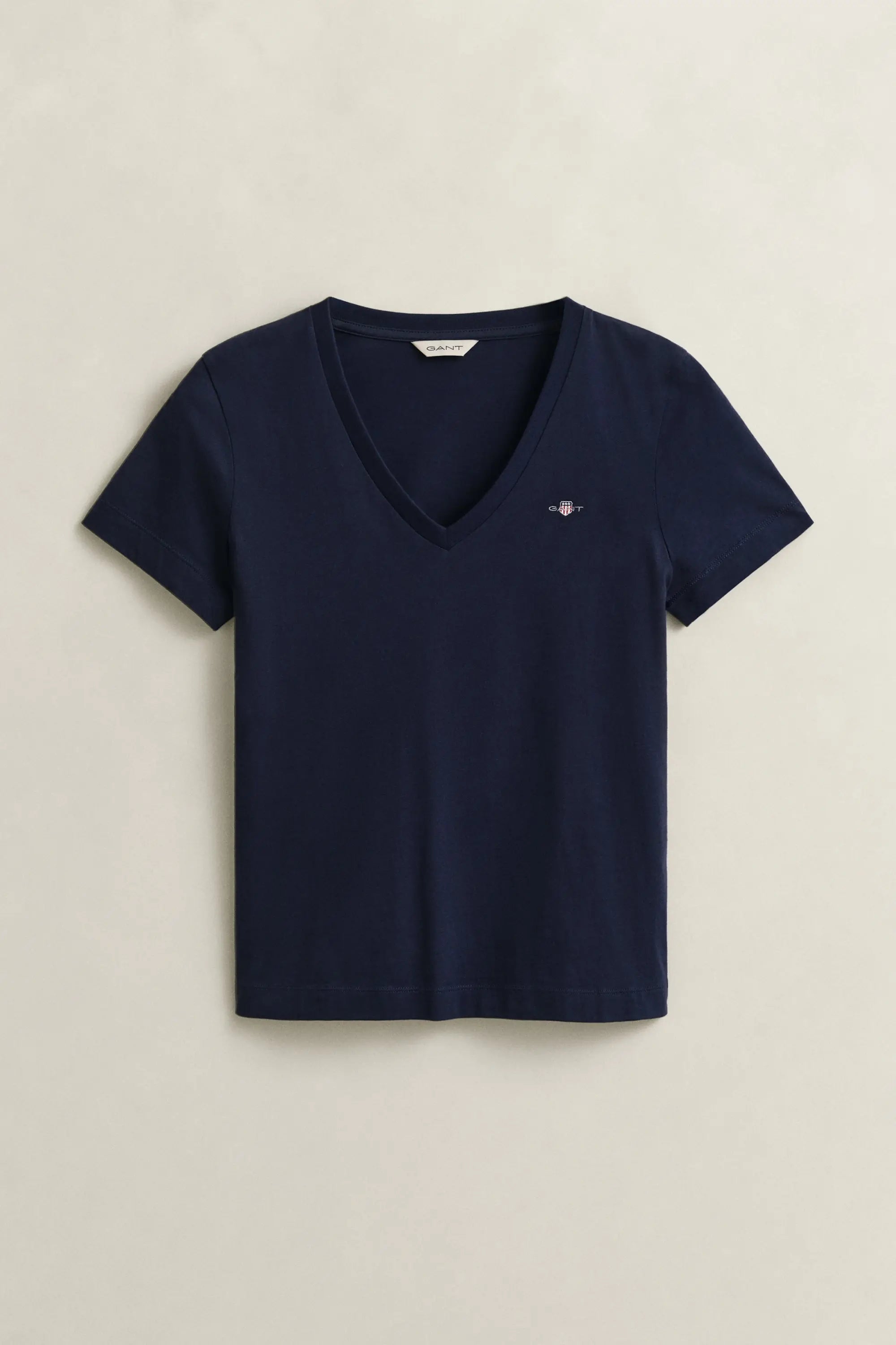 T-Shirt Shield Με Λαιμόκοψη V GANT