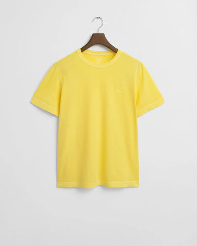 T-Shirt Sunfaded Με Λαιμόκοψη GANT