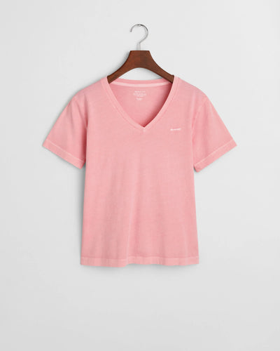 T-Shirt Sunfaded Με Λαιμόκοψη V GANT