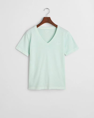 T-Shirt Sunfaded Με Λαιμόκοψη V GANT