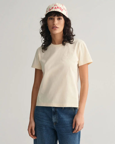 T-Shirt Tonal Archive Shield GANT