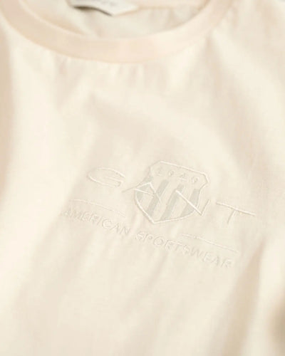 T-Shirt Tonal Archive Shield GANT