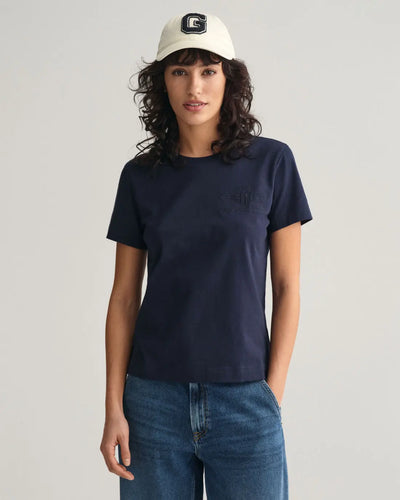 T-Shirt Tonal Archive Shield GANT