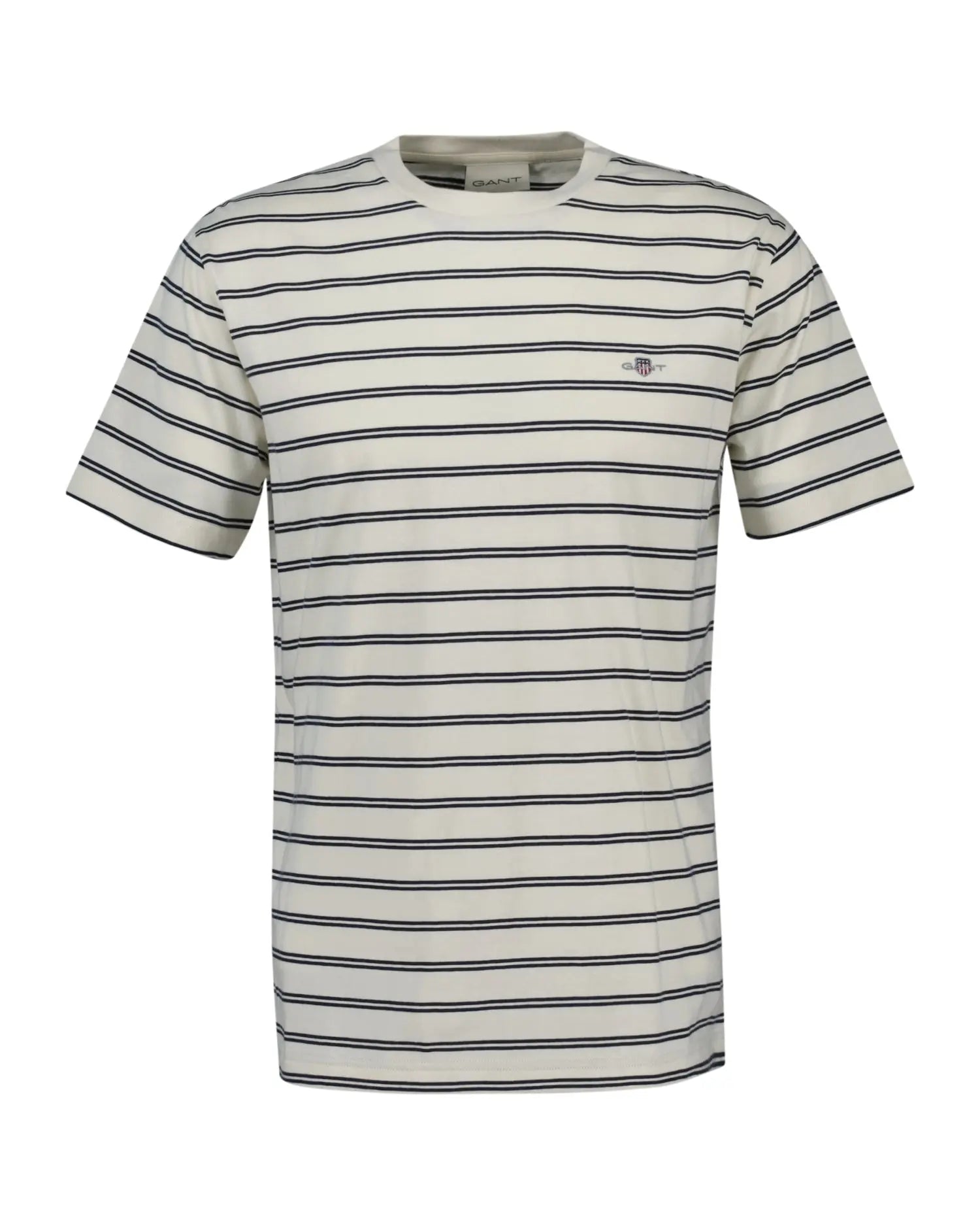 T-Shirt Ριγέ Με Λογότυπο Shield (Outlet)
