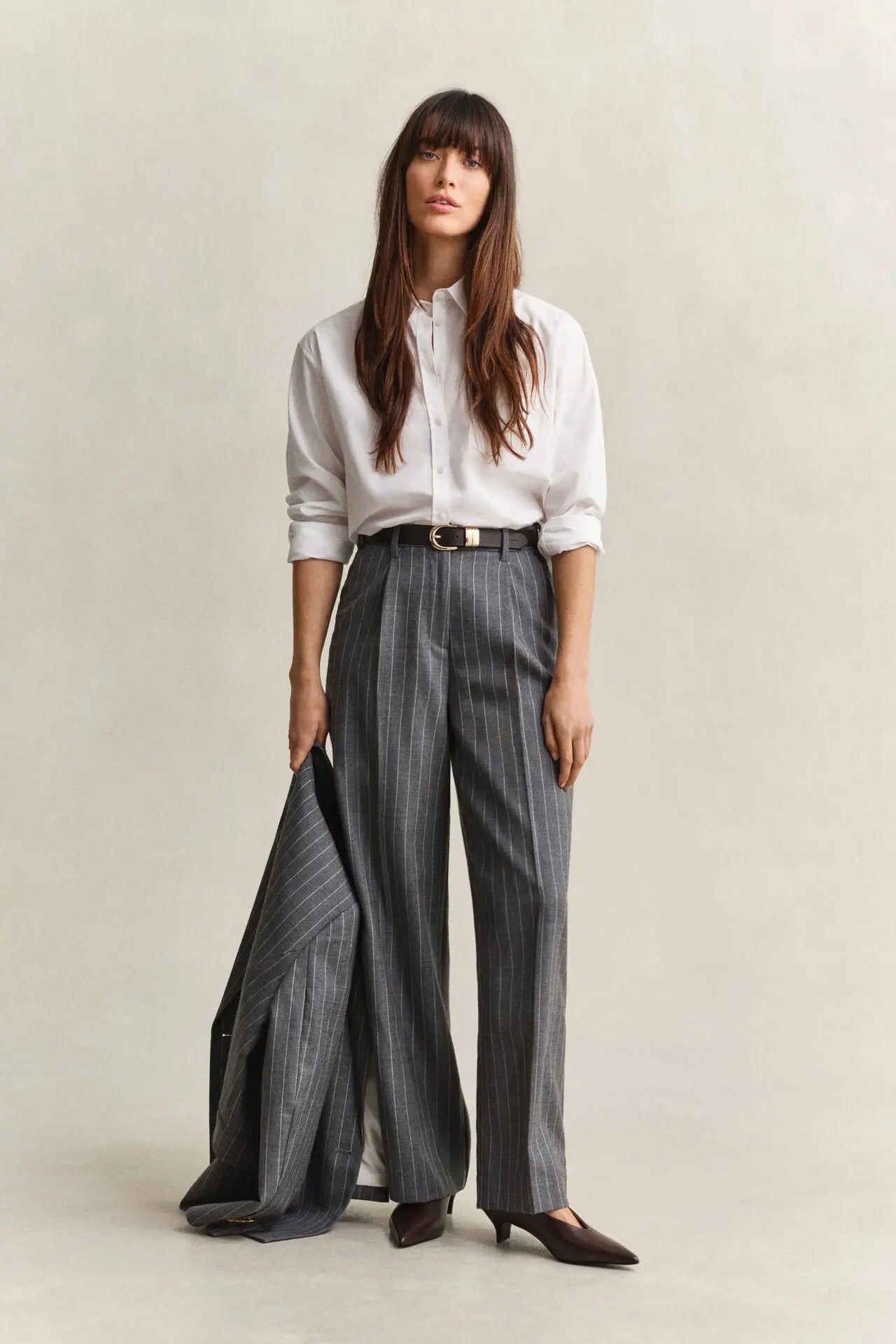 Tailored Παντελόνι Με Ρίγες Pinstripe GANT