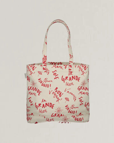 Τσάντα Tote Canvas Με Μοτίβο Text (Outlet) GANT