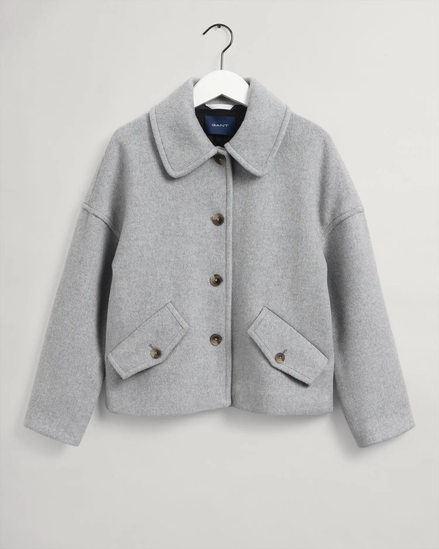 Τζάκετ Cropped Από Μείγμα Μαλλιού (Outlet) GANT