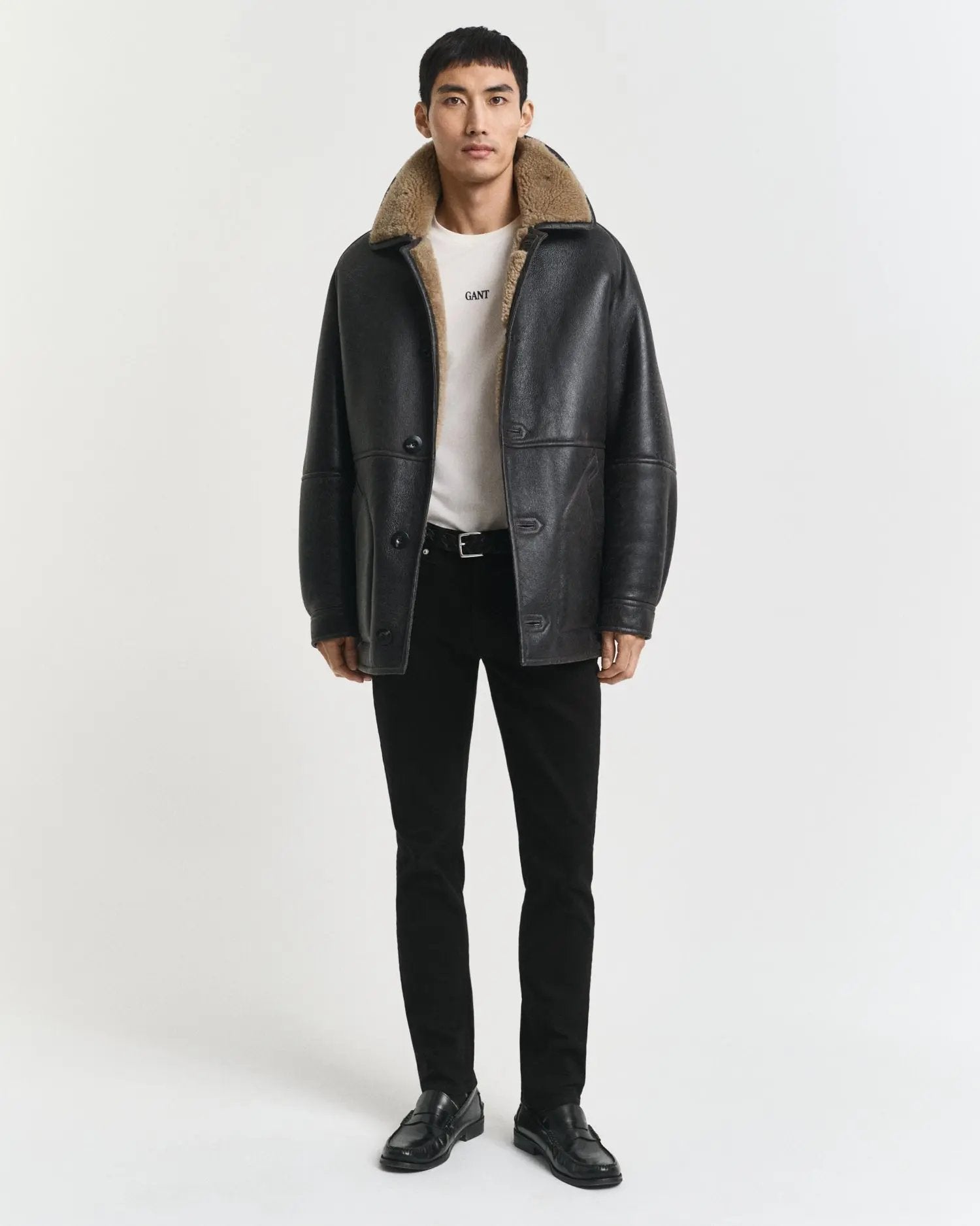 Τζιν Παντελόνι Μαύρο Σε Στενή Γραμμή (L34) GANT