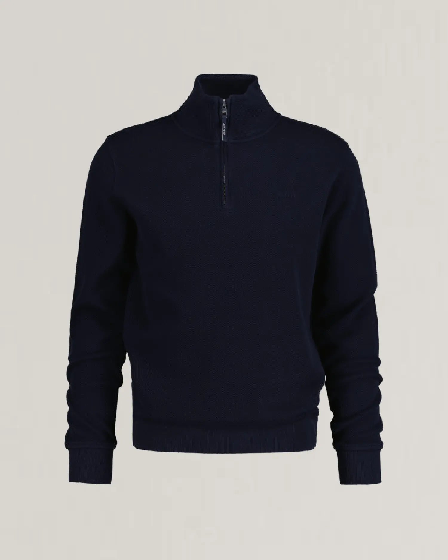 Πουλόβερ Βαμβακερό Waffle Texture Half-Zip (Outlet) GANT