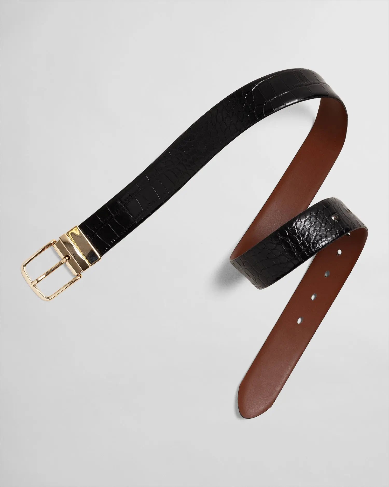 Zώνη Croc Pattern Reversible (Outlet) GANT