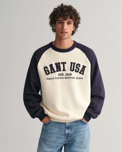 Φούτερ GANT USA Με Λαιμόκοψη