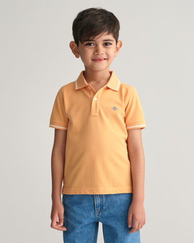 Μπλούζα Παιδική Πικέ Πόλο Tipped Shield
