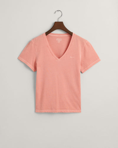 T-Shirt Sunfaded Με Λαιμόκοψη V
