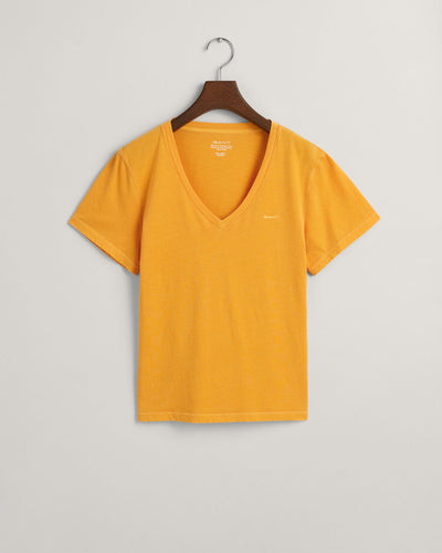 T-Shirt Sunfaded Με Λαιμόκοψη V