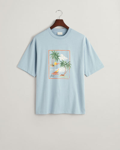 T-Shirt Με Μοτίβο Hawaiian