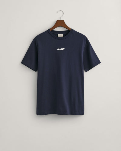 T-Shirt Contrast Mε Λογότυπο GANT