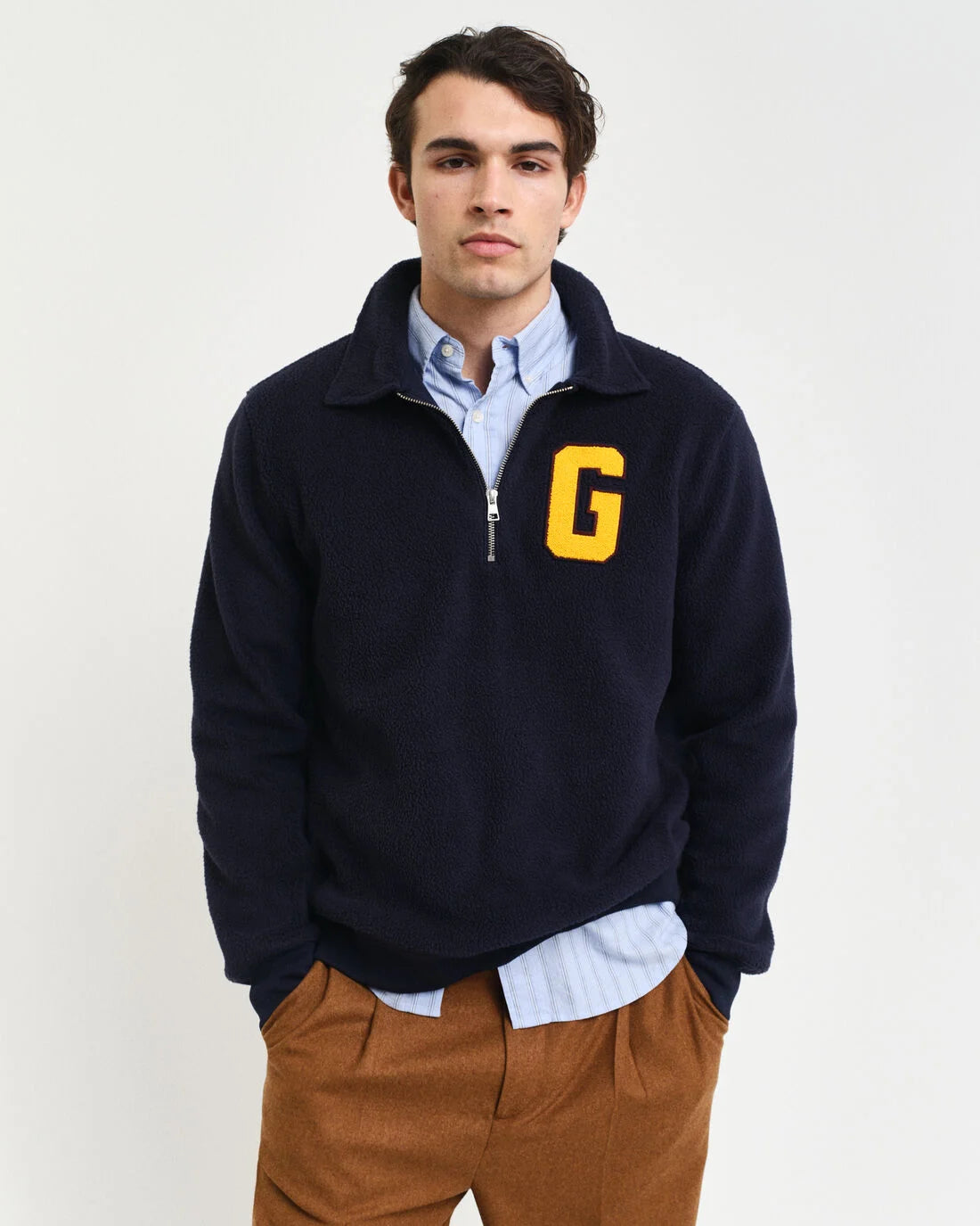 Φούτερ Fleece Graphic Με Half-Zip