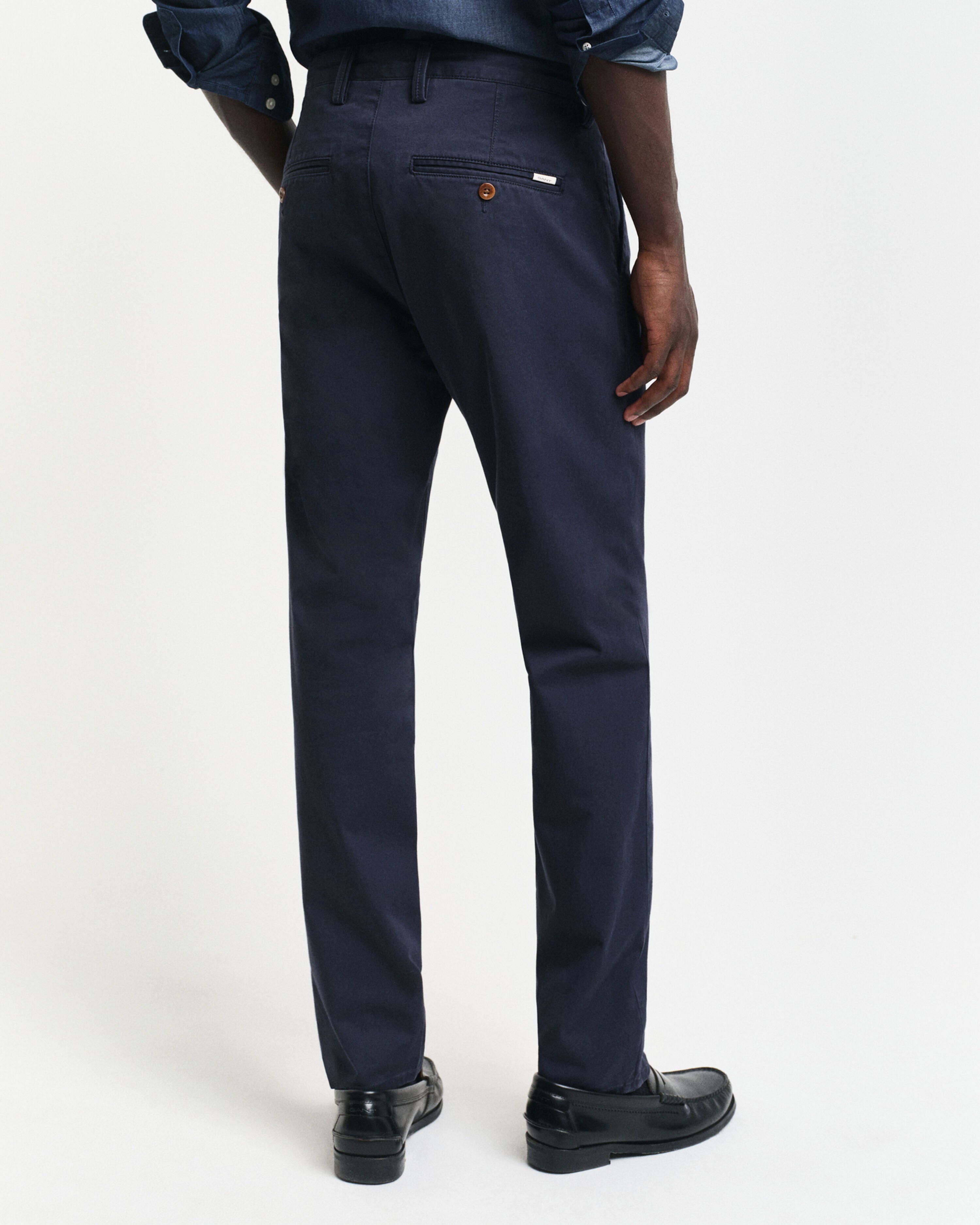 Παντελόνι Chinos Twill Σε Στενή Γραμμή (L34)