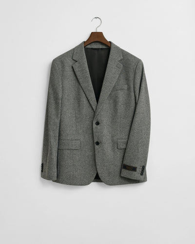 Στενή Γραμμή Flannel Herringbone Suit Jacket GANT