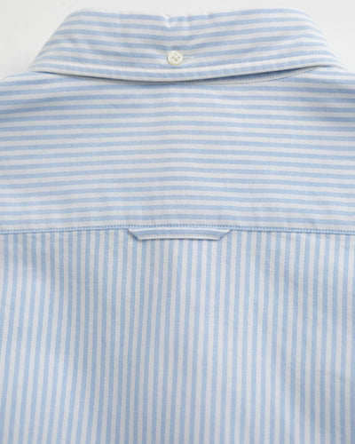 Πουκάμισο Banker Ρίγα Classic Oxford Shirt Σε Στενή Γραμμή GANT