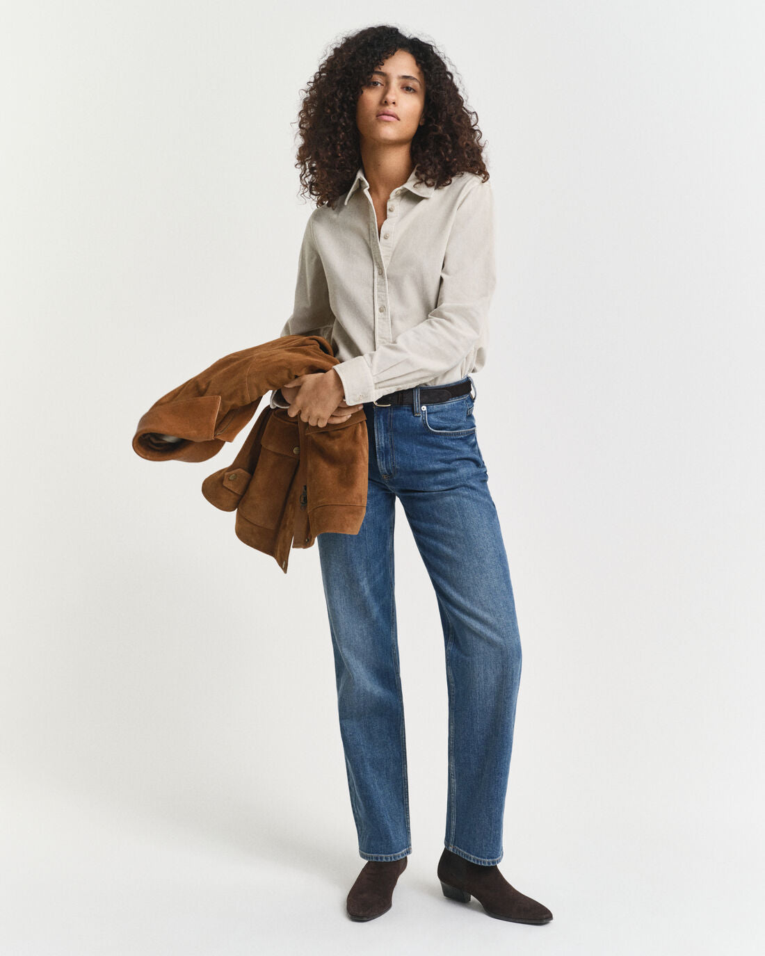 Πουκάμισο Βαμβακερό Κοτλέ Σε Κανονική Γραμμή GANT