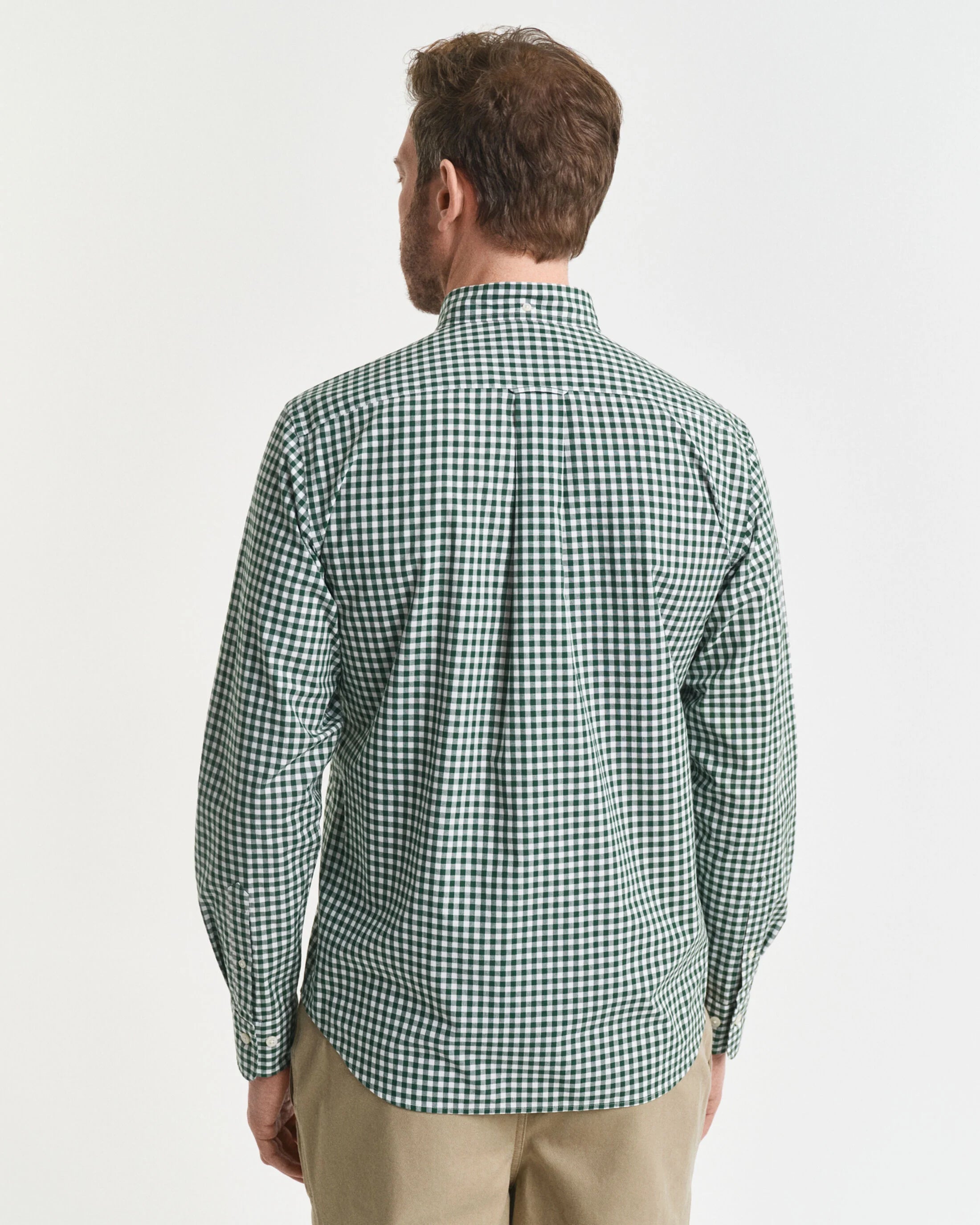Πουκάμισο Καρό Gingham Poplin Σε Κανονική Γραμμή